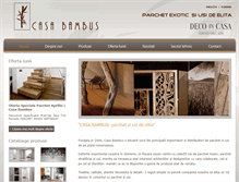 Tablet Screenshot of casabambus.ro